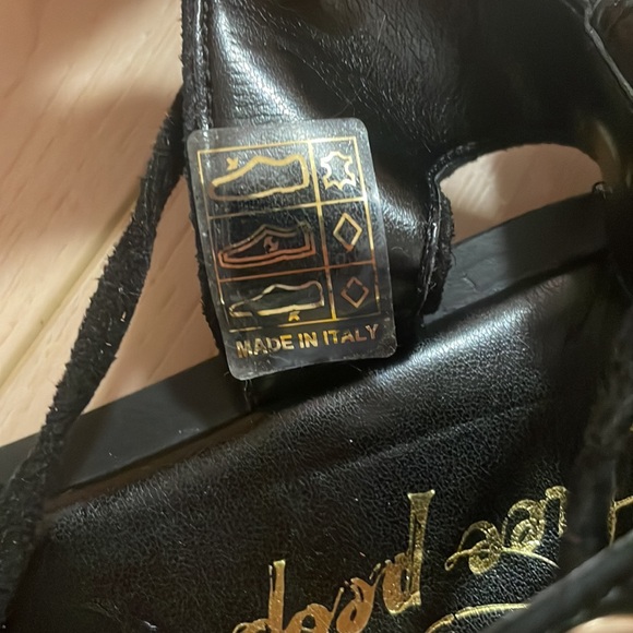 Free People Genuine Suede Sun-Chaser Tall Gladiator Sandals, sz 36 / 5.5 - Picture 9 of 15